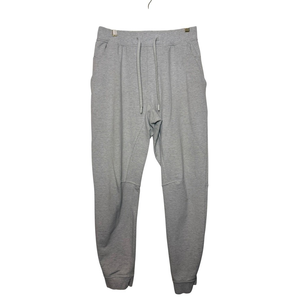 Lululemon City Sweat Jogger Mens Medium Heathered Light Grey French Terry Pant